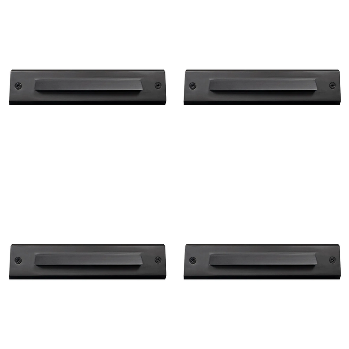 Outdoor Landscape Lighting LED 12V Low Voltage STB16 4x/8x/12x Package 2W LED Cast Brass 12V Low Voltage Surface Mounted Slim Horizontal Outdoor & Indoor 7.37" Step Light 4 Pack Dark Brass