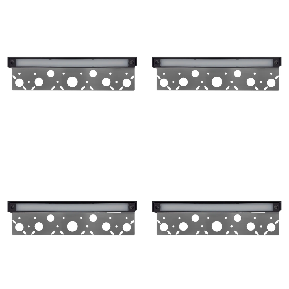 Outdoor Landscape Lighting LED 12V Low Voltage STB21 4x/8x/12x Package Cast Aluminum Hardscape Light | 4W 12" Integrated LED 3000K 12V Low Voltage Landscape Light 4 Pack