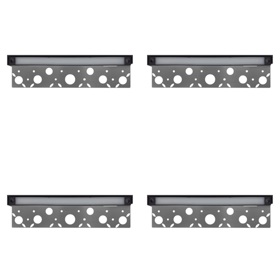 Outdoor Landscape Lighting LED 12V Low Voltage STB21 4x/8x/12x Package Cast Aluminum Hardscape Light | 4W 12" Integrated LED 3000K 12V Low Voltage Landscape Light 4 Pack