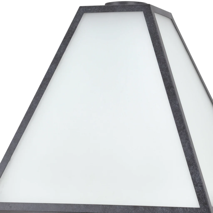 Outdoor Landscape Lighting LED 12V Low Voltage Brian Patrick Flynn Glacier 3 Light Outdoor Post Light 14"x21" Stainless Steel and Glass Charcoal Black Finish 120V 3 E26 Medium Base LED Bulb Sockets Casual Farmhouse Lantern for Patio, Garden, Exterior Posts