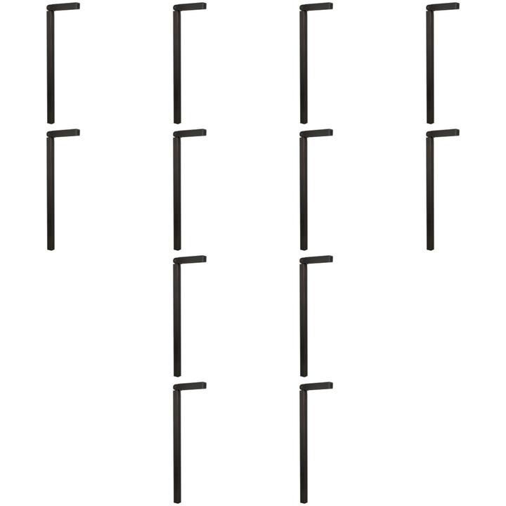 Outdoor Landscape Lighting LED 12V Low Voltage PLB14 4x/8x/12x Package Adjustable 3W 3000K Warm White Integrated Brass L-Shaped 12V Low Voltage Pathway Light 12 Pack Dark Brass