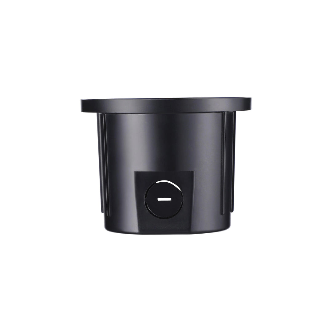 Outdoor Landscape Lighting LED 12V Low Voltage UNAL01 Crescente Aluminum Round Surface Mount Mono-Directional Integrated 6W 3000K LED In-Ground Well Light Low Voltage Landscape Lighting