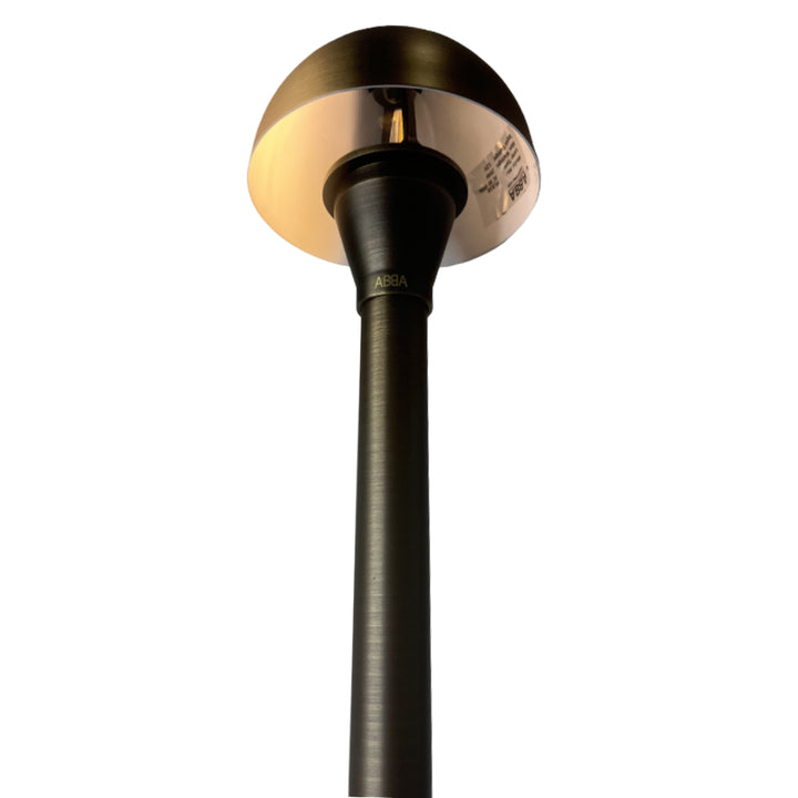 Outdoor Landscape Lighting LED 12V Low Voltage PLB18 Cast Brass LED Mini Globe Lamp Ready 12V Low Voltage Pathway Outdoor Landscape Lighting Fixture Lamp Ready G4 Socket