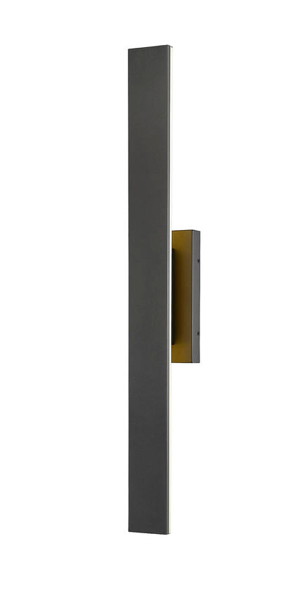 Outdoor Landscape Lighting LED 12V Low Voltage Stylet 5006-36 Outdoor Wall Sconce 3.75 x" x 4.75" x 36" Sand Black Aluminum White Acrylic Dimmable 18W 2 LED-Integrated Line Voltage 120V for Porch, Patio, Garage, Garden, Exterior Lighting