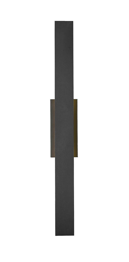 Outdoor Landscape Lighting LED 12V Low Voltage Stylet 5006-36 Outdoor Wall Sconce 3.75 x" x 4.75" x 36" Sand Black Aluminum White Acrylic Dimmable 18W 2 LED-Integrated Line Voltage 120V for Porch, Patio, Garage, Garden, Exterior Lighting