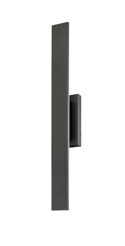 Outdoor Landscape Lighting LED 12V Low Voltage Stylet 5006-36 Outdoor Wall Sconce 3.75 x" x 4.75" x 36" Sand Black Aluminum White Acrylic Dimmable 18W 2 LED-Integrated Line Voltage 120V for Porch, Patio, Garage, Garden, Exterior Lighting