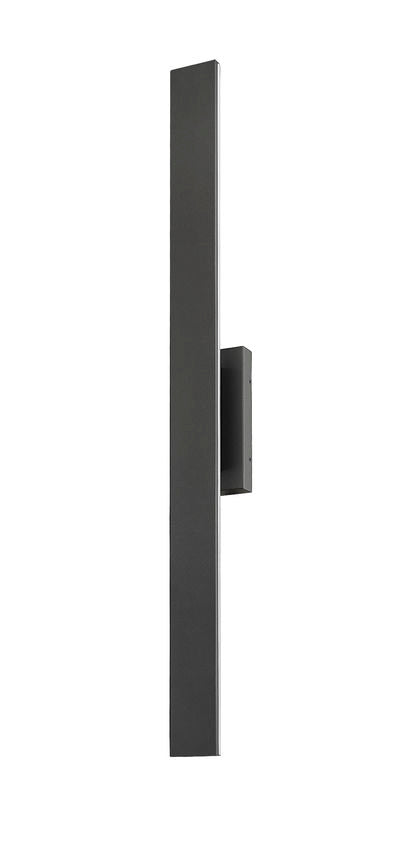 Outdoor Landscape Lighting LED 12V Low Voltage Stylet 5006-48 Outdoor Wall Sconce 3.75 x" x 4.75" x 48" Sand Black Aluminum White Acrylic Dimmable 12W 4 LED-Integrated Line Voltage 120V for Porch, Patio, Garage, Garden, Exterior Lighting