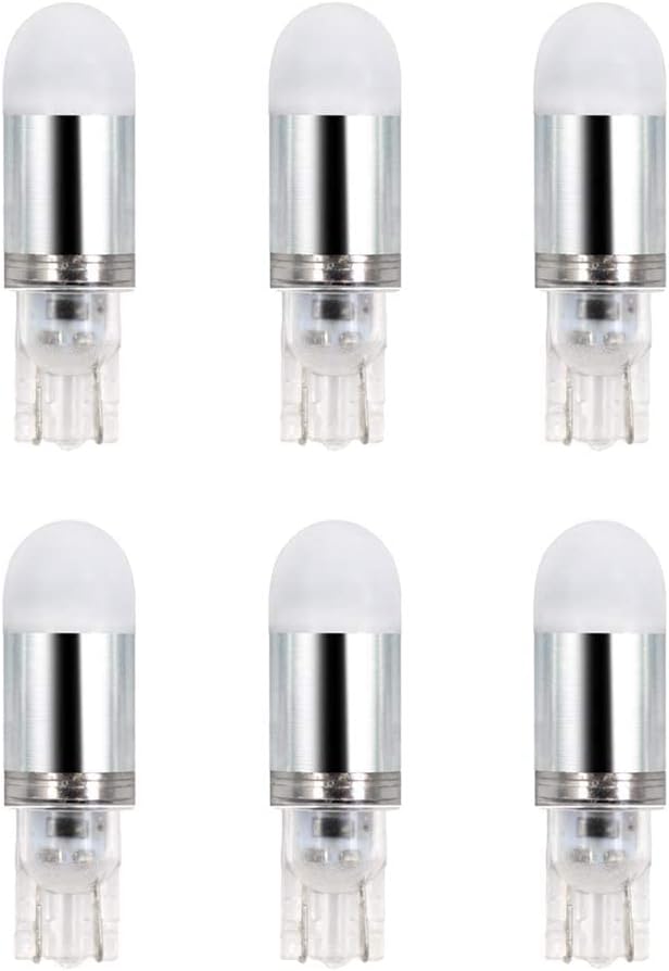 Outdoor Landscape Lighting LED 12V Low Voltage 2x/4x/6x Package T5 T10 1W 12V LED Wedge Base Light Bulbs Energy Saving Light Bulb 6 Pack