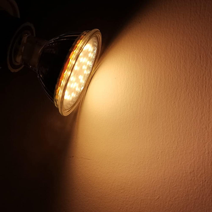 Outdoor Landscape Lighting LED 12V Low Voltage 4-Pack MR16 5W 110V-130V GU5.3 LED Bulbs Dimmable Energy Saving Light 120 Degree Beam Angle 120V Line Voltage