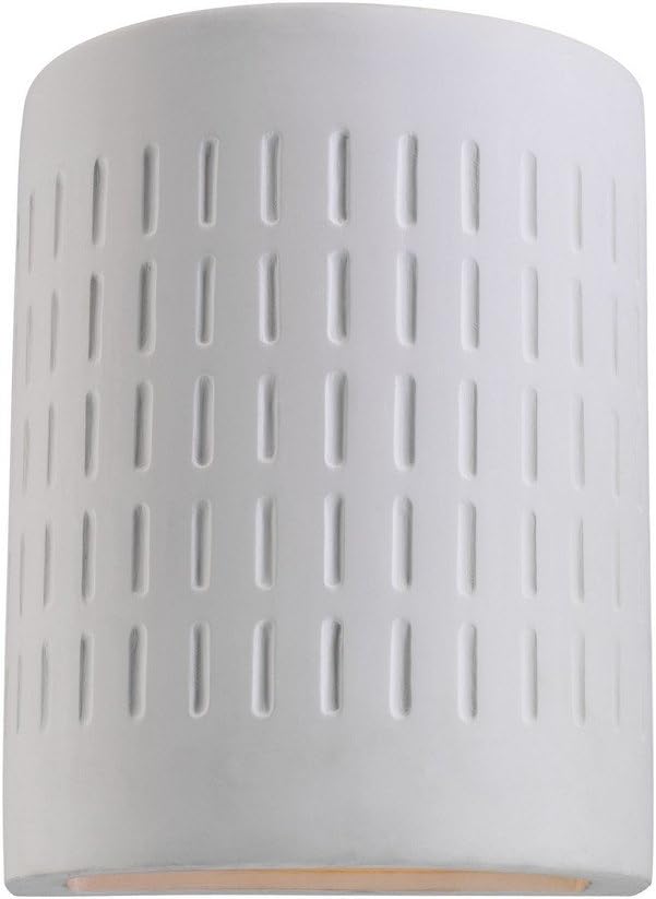Outdoor Landscape Lighting LED 12V Low Voltage SCH09 White Ceramic Outdoor Wall Sconce Light LED E26 Socket Line Voltage 120V IP65 Waterproof