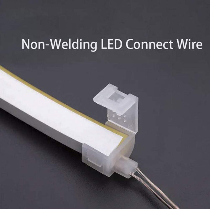 Outdoor Landscape Lighting LED 12V Low Voltage SLN 10 Pack Solderless Strip to Wire Connectors Package for 6x12mm Strip Light Neon