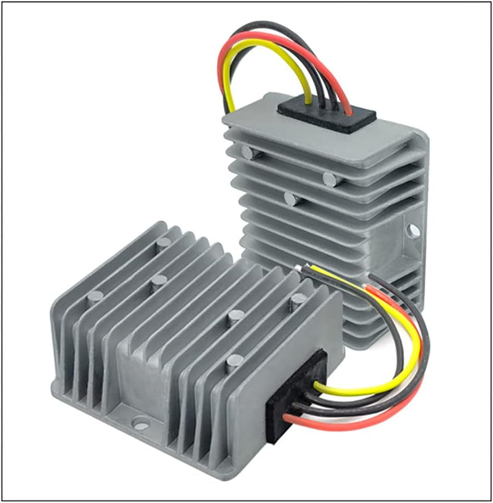 Outdoor Landscape Lighting LED 12V Low Voltage TSD Step Down Low Voltage Converter from DC17-55 Input to 12V 10A/15A/20A Output – DC Voltage Converter for Cars, Trucks, Boats Low Voltage Transformer IP67 Waterproof