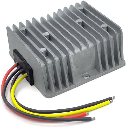 Outdoor Landscape Lighting LED 12V Low Voltage TSD Step Down Low Voltage Converter from DC17-55 Input to 12V 10A/15A/20A Output – DC Voltage Converter for Cars, Trucks, Boats Low Voltage Transformer IP67 Waterproof