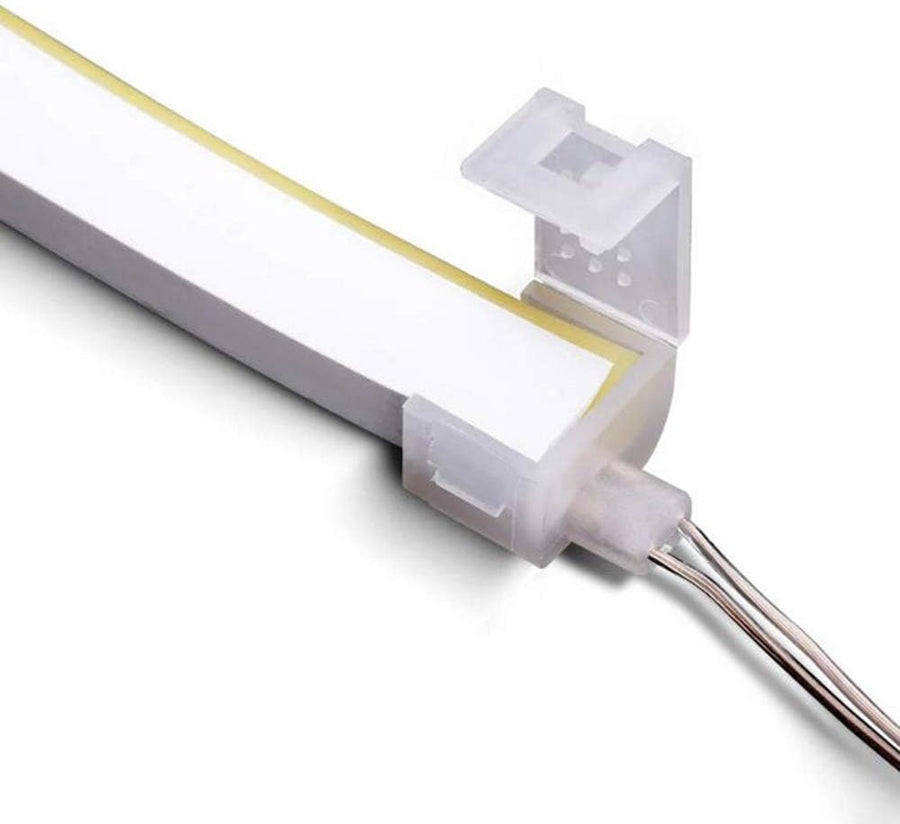 Outdoor Landscape Lighting LED 12V Low Voltage SLN 10 Pack Solderless Strip to Wire Connectors Package for 6x12mm Strip Light Neon