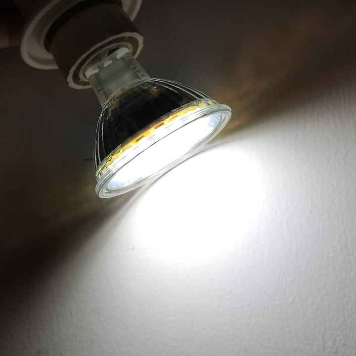 Outdoor Landscape Lighting LED 12V Low Voltage 4-Pack MR16 5W 110V-130V GU5.3 LED Bulbs Dimmable Energy Saving Light 120 Degree Beam Angle 120V Line Voltage