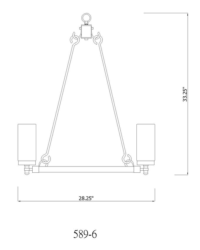 Outdoor Landscape Lighting LED 12V Low Voltage Marlow 589-6BK 6 Lights Outdoor Chandelier Ceiling Fixture 27.5" x 27.5" x 31.0" Matte Black Aluminum Clear Seedy Glass Line Voltage Candelabra 120V 6 E12 Base Sockets for Garden, Exterior Lighting
