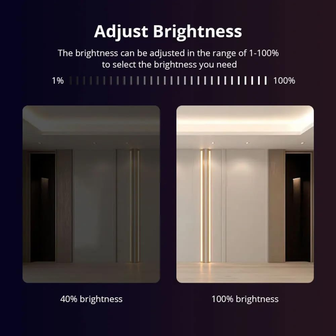 Outdoor Landscape Lighting LED 12V Low Voltage ZML3 Matter Over WiFi LED Strip Light Controller RGBCW - Smart LED Driver Compatible with Alexa, Google Home, and Apple Home App
