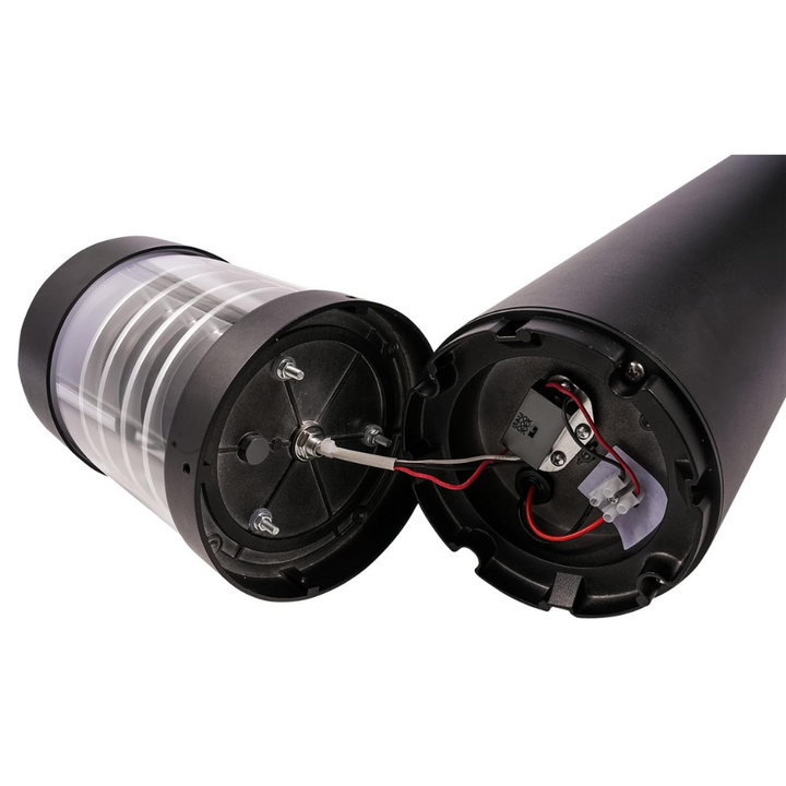 Outdoor Landscape Lighting LED 12V Low Voltage BPLA04 38" 120V 20W 3000K/4000K/5000K 3CCT 2400LM Black Aluminum Flat-Top Bollard Light Line Voltage Commercial Bollard Path Light Outdoor Lighting