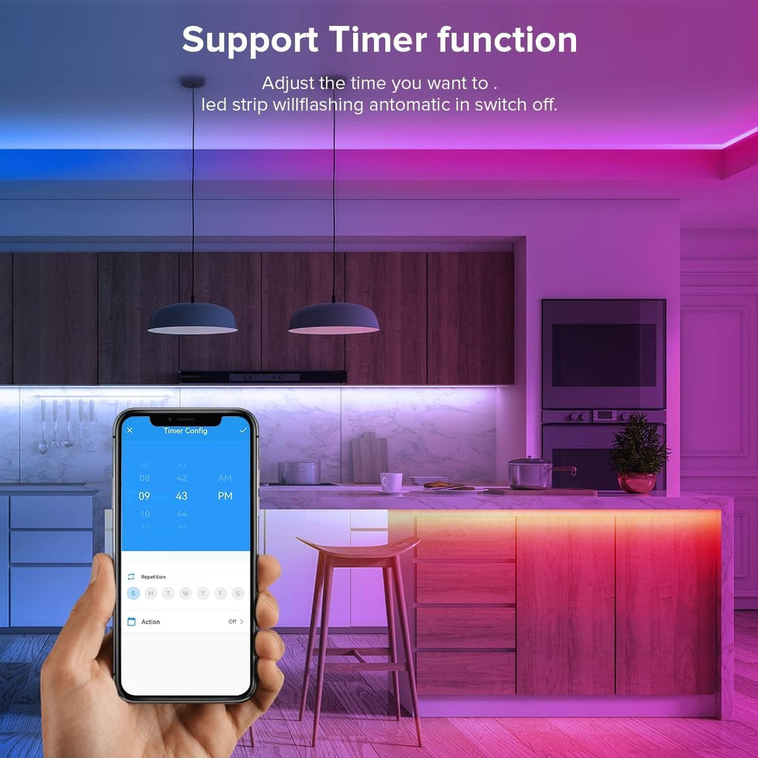 Outdoor Landscape Lighting LED 12V Low Voltage SP630E Smart Bluetooth RGB Addressable LED Controller Compatible with PWM and SPI LED Strips RGBW-IC
