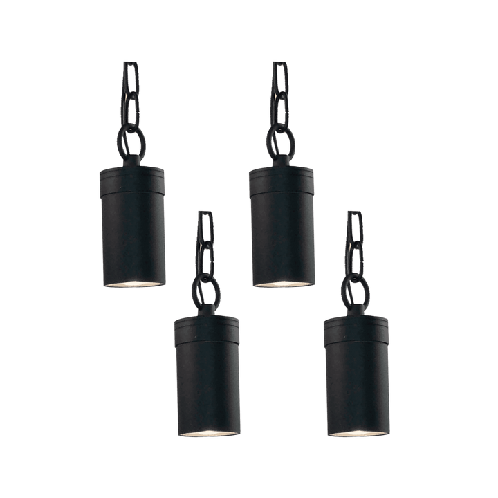 Outdoor Landscape Lighting LED 12V Low Voltage CD90 4x/8x/12x Package AC12V Low Voltage 3000K Warm White Integrated LED Philips Bulb Cylinder Pendant Light Hanging Spotlight 4 Pack