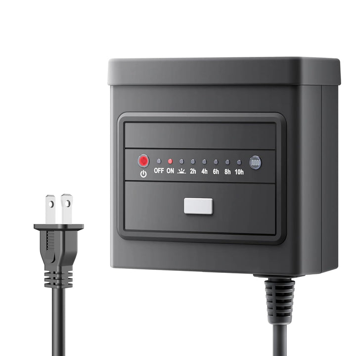 Outdoor Landscape Lighting LED 12V Low Voltage TSPA 60/120/200/300W DC12V Outputs, Low Voltage Outdoor Plastic Transformer with Photocell and Countdown Timer