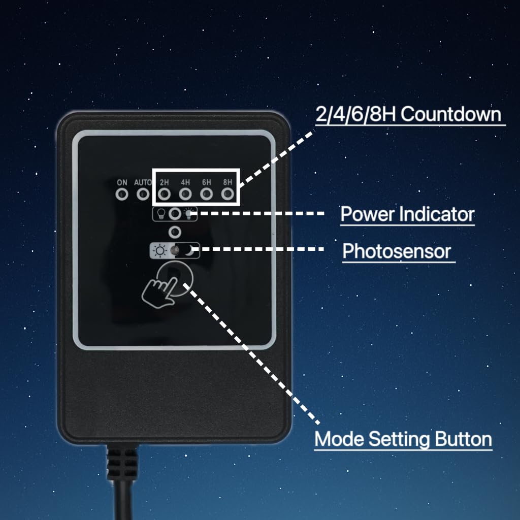Outdoor Landscape Lighting LED 12V Low Voltage TSDCT12100 DC12V 100W Low Voltage Transformer with Photocell & Timer