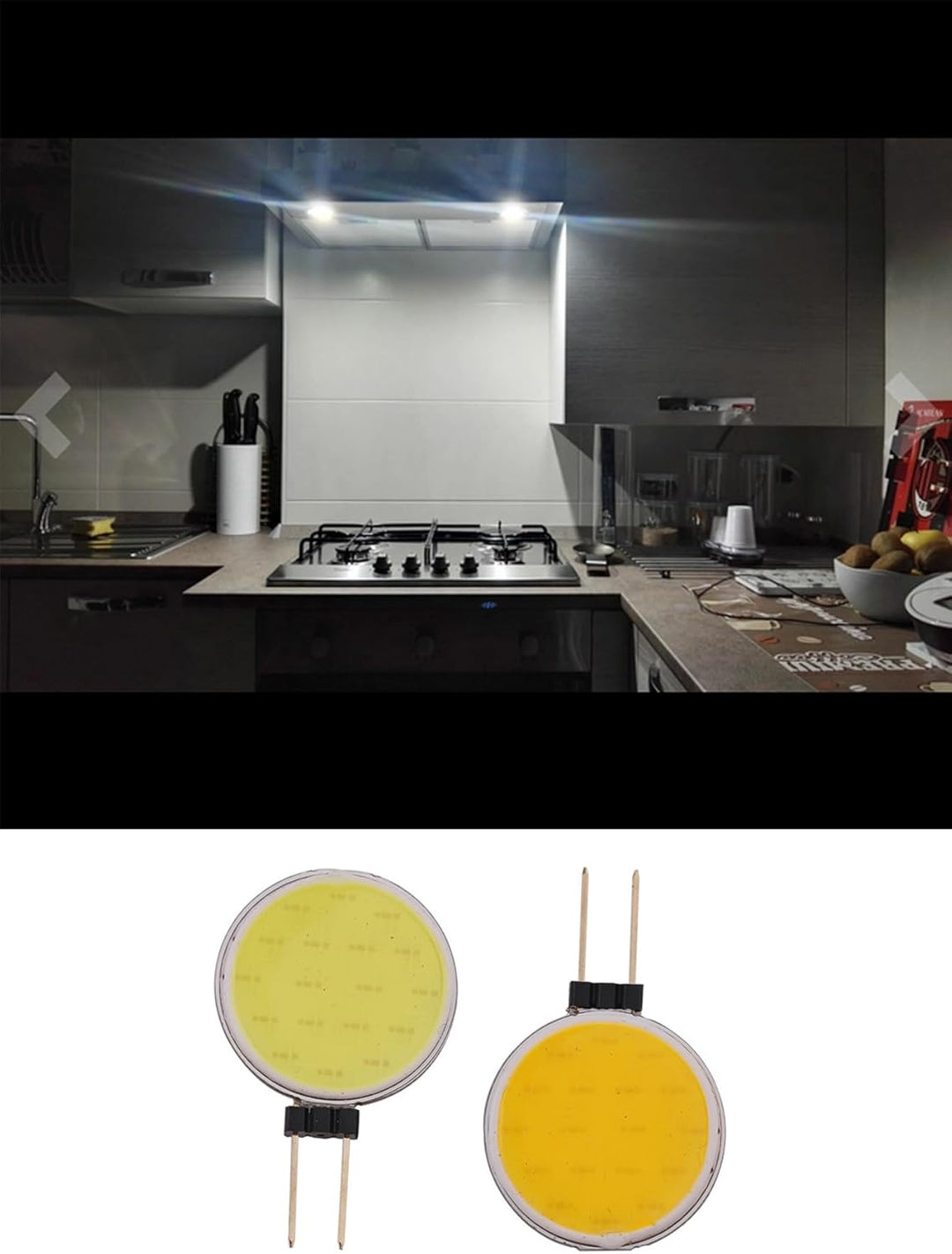 Outdoor Landscape Lighting LED 12V Low Voltage G4 5 Pack 3W 300LM COB Round LED Light Bulb 12V 180° Bulb Energy Efficient