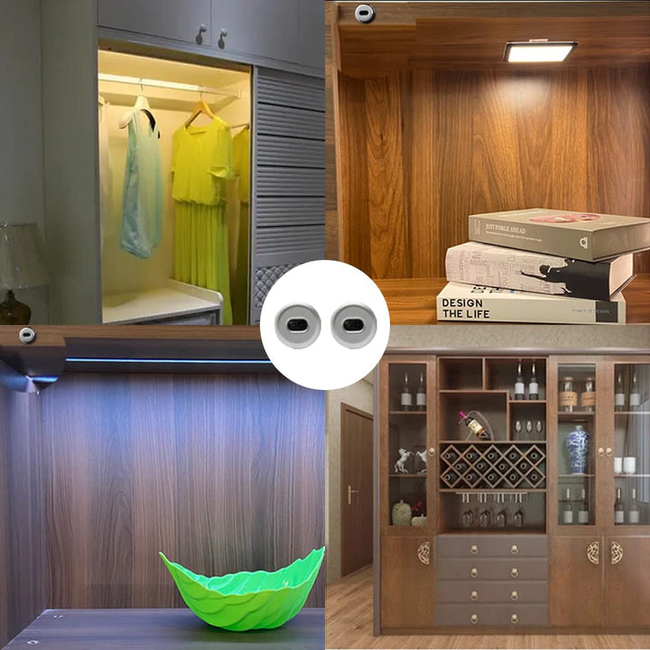 Outdoor Landscape Lighting LED 12V Low Voltage ID05 Double-Door Operated Recessed Mount Infrared Sensor Switch LED Automatic Controlling with JST Male and Female Connector
