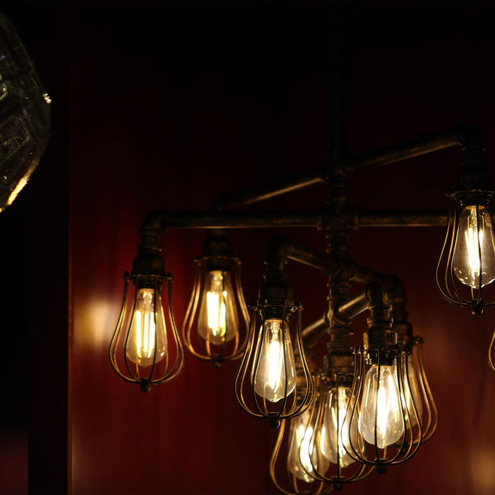 Outdoor Landscape Lighting LED 12V Low Voltage E26 6W 12V-36V 2700K/3000K/6000K AC/DC LED Filament Edison Bulbs Package Dimmable Energy Saving Low Voltage Light Bulb