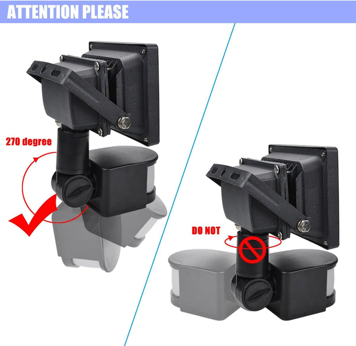 Outdoor Landscape Lighting LED 12V Low Voltage 10W 12V Low Voltage AC/DC IP65 Waterproof 10W Mini LED Outdoor Security Floodlights with PIR and Motion Sensor