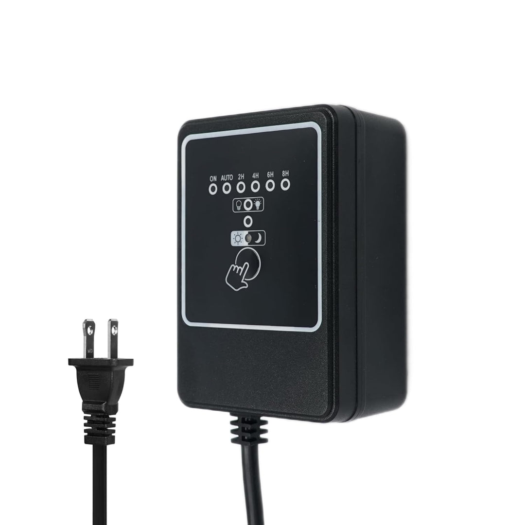 Outdoor Landscape Lighting LED 12V Low Voltage TSDCT12100 DC12V 100W Low Voltage Transformer with Photocell & Timer