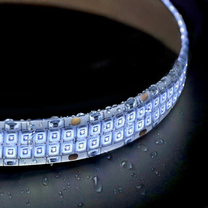 Outdoor Landscape Lighting LED 12V Low Voltage SL14 Dotted DC24V 365 nm High-Intensity UV 1M Double-Row 480 LED 22W Strip Light for Resin Curing, Fluorescence, Inspection LED Strip Lights Low Voltage Tape Light