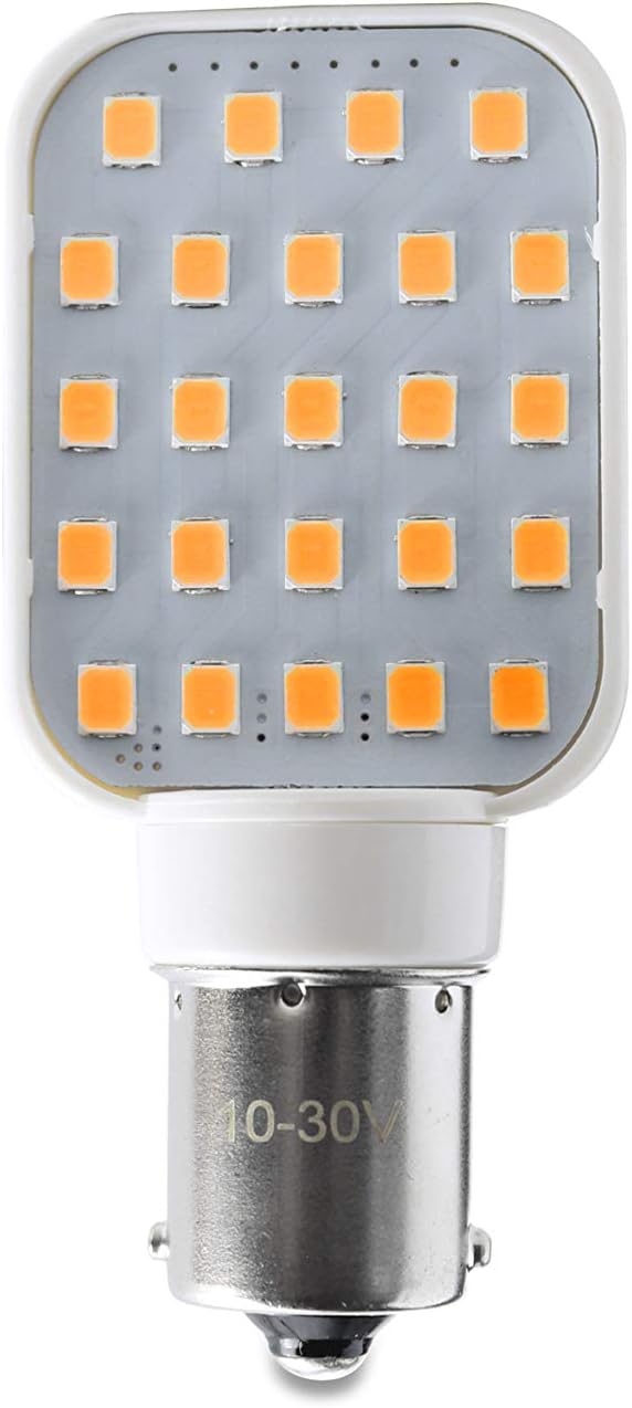 Outdoor Landscape Lighting LED 12V Low Voltage BA15S 3W Rotating LED Capsule DC10-30V Warm White Energy Efficient 1141/1156 Base Light Bulb Package