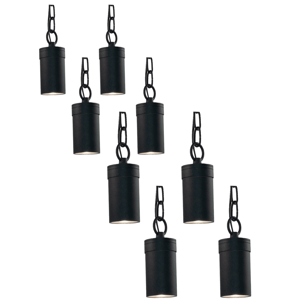 Outdoor Landscape Lighting LED 12V Low Voltage CD90 4x/8x/12x Package AC12V Low Voltage 3000K Warm White Integrated LED Philips Bulb Cylinder Pendant Light Hanging Spotlight 8 Pack