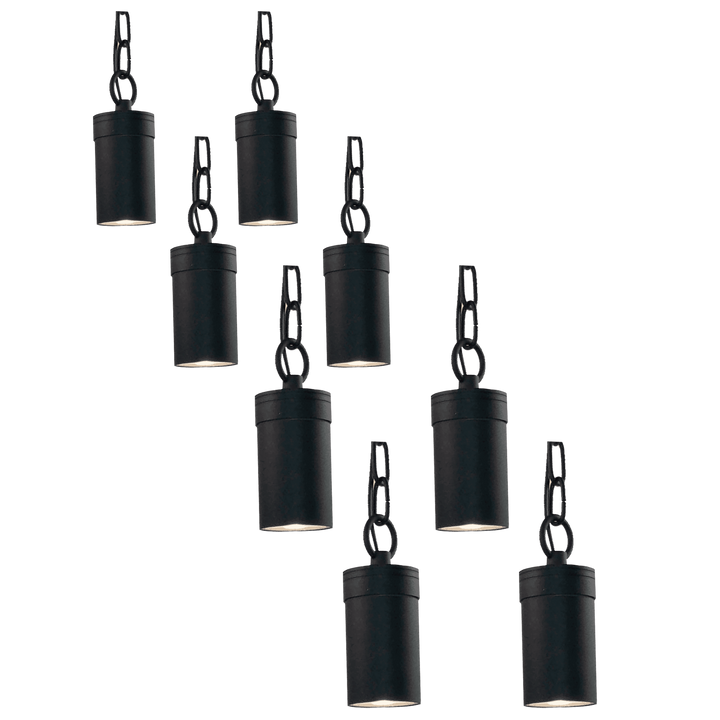 Outdoor Landscape Lighting LED 12V Low Voltage CD90 4x/8x/12x Package AC12V Low Voltage 3000K Warm White Integrated LED Philips Bulb Cylinder Pendant Light Hanging Spotlight 8 Pack
