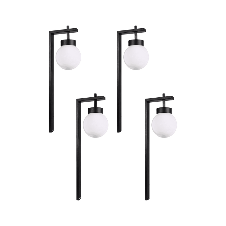 Outdoor Landscape Lighting LED 12V Low Voltage CDPS71 4x/8x/12x Package 3W 3000K Warm White Integrated LED Globe Path Light 12V Low Voltage Outdoor Landscape Lighting 4 Pack