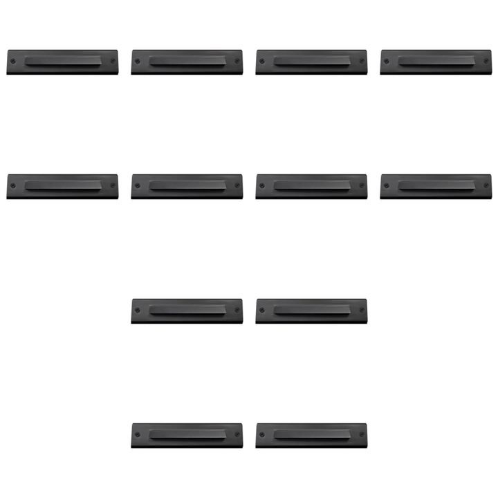 Outdoor Landscape Lighting LED 12V Low Voltage STB16 4x/8x/12x Package 2W LED Cast Brass 12V Low Voltage Surface Mounted Slim Horizontal Outdoor & Indoor 7.37" Step Light 12 Pack Dark Brass