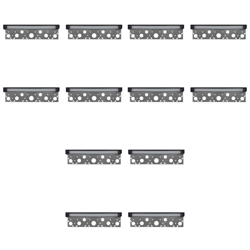 Outdoor Landscape Lighting LED 12V Low Voltage STB21 4x/8x/12x Package Cast Aluminum Hardscape Light | 4W 12" Integrated LED 3000K 12V Low Voltage Landscape Light 12 Pack