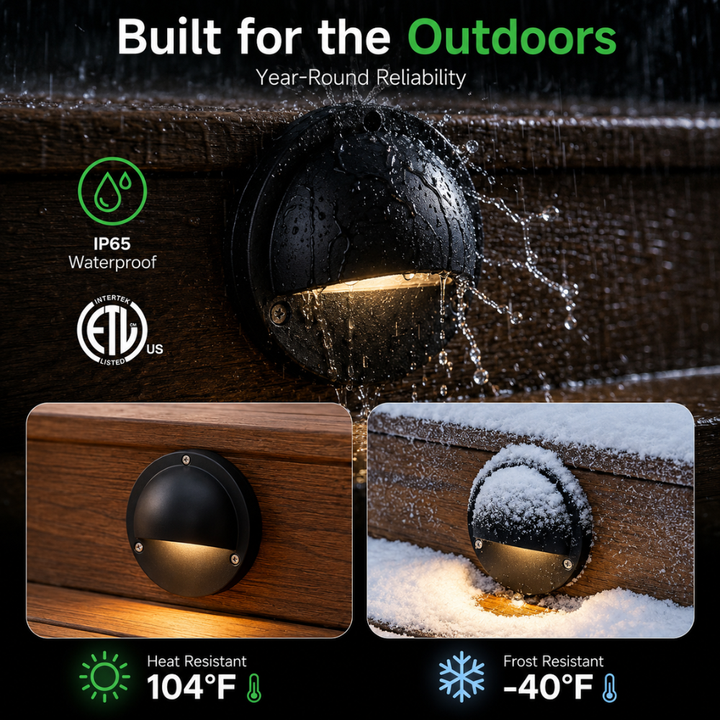 Outdoor Landscape Lighting LED 12V Low Voltage STRA01 3W Bluetooth Smart G4 RGBCW LED 2700K-6000K 12V Low Voltage LED Outdoor Step Deck Lights, Step Horizontal Patio Landscape Lights with Remote Control