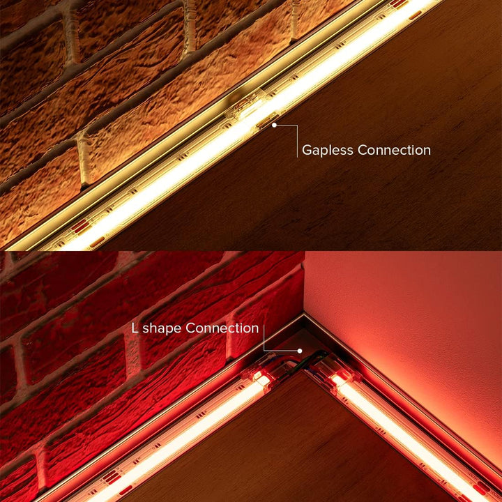 Outdoor Landscape Lighting LED 12V Low Voltage 5-Pack SLD 5-Pin Low Voltage RGBW COB LED Strip Connectors - 12mm Dotless Strip Light Accessories