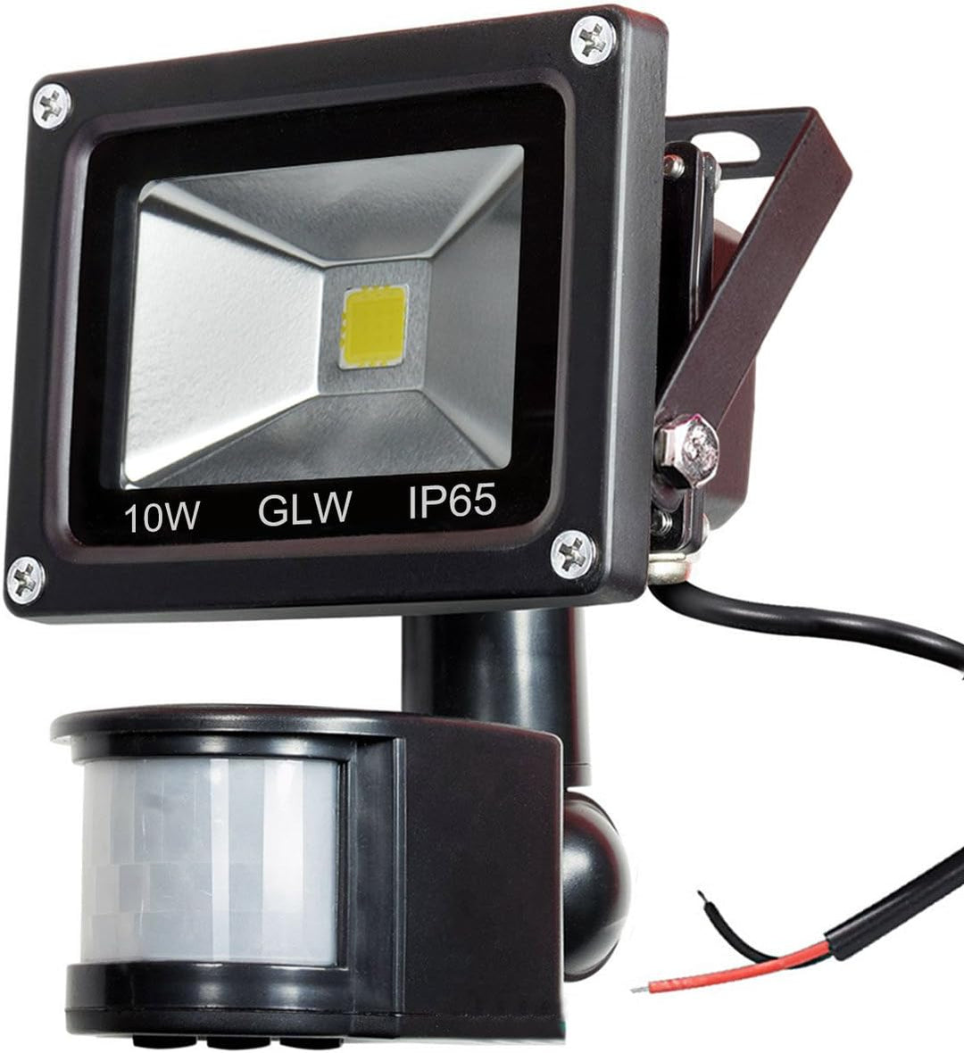Outdoor Landscape Lighting LED 12V Low Voltage 10W 12V Low Voltage AC/DC IP65 Waterproof 10W Mini LED Outdoor Security Floodlights with PIR and Motion Sensor 6000K Daylight White
