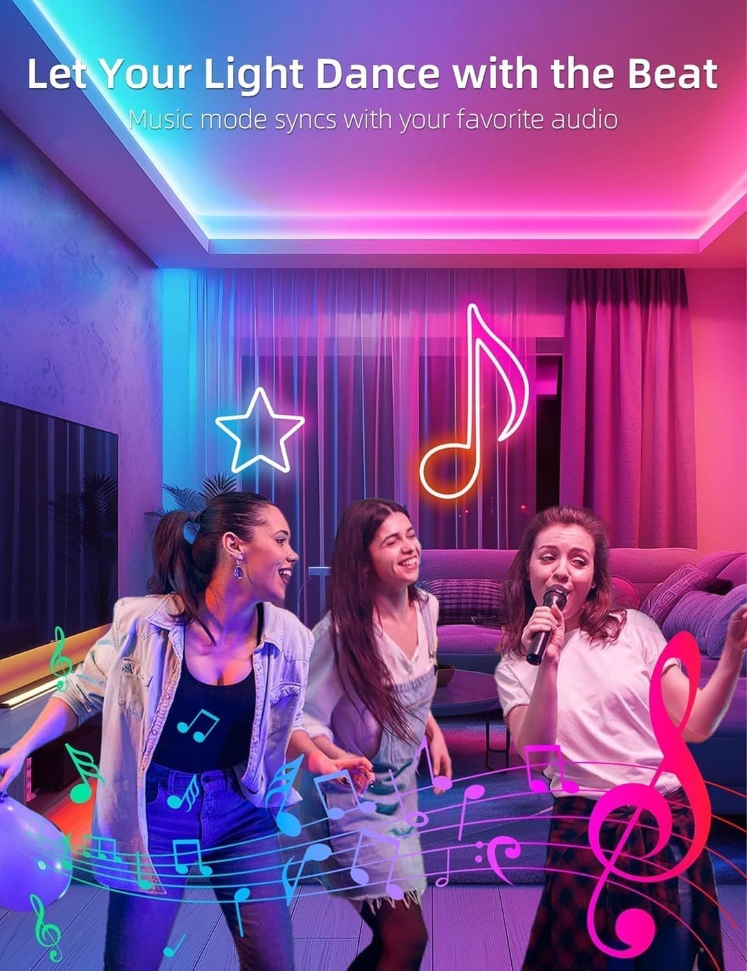 Outdoor Landscape Lighting LED 12V Low Voltage SLNR05 Dotless COB Smart Bluetooth RGB Neon LED Strip Light 8mmx12mm DC24V 2.2W/ft IP65 Outdoor Rated Dimmable Low Voltage Silicone Strip Light with Mounting Clips and Screws