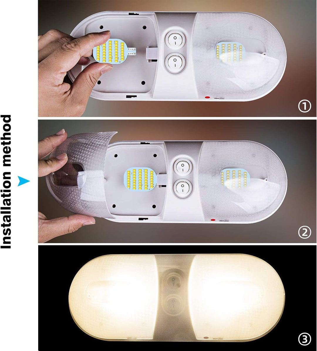 Outdoor Landscape Lighting LED 12V Low Voltage T10 921 922 912 20-Pack 3W Super Bright 700LM DC12V LED Bulbs Energy Saving Light Bulb
