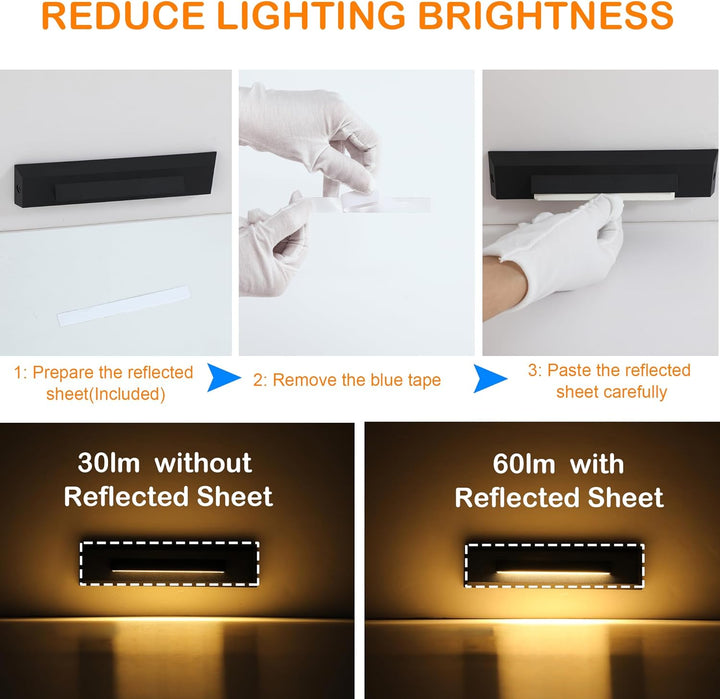 Outdoor Landscape Lighting LED 12V Low Voltage STLA07 6 Pack Low Voltage 3CCT 2700K/4000K/6000K LED Step Lights Outdoor Package, 2.5W Accent Lighting Fixtures