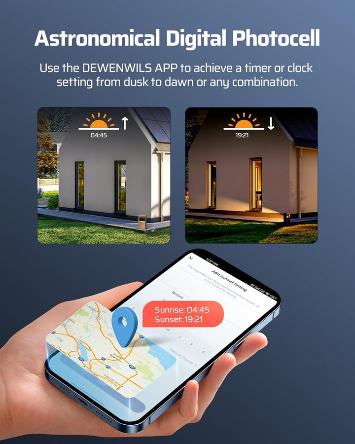 Outdoor Landscape Lighting LED 12V Low Voltage TSWZ300 300W AC 3 Zone Digital Smart Wi-Fi 2.4Ghz 12V/14V Independent Outputs, Low Voltage Stainless Steel Outdoor Transformer with Photocell & Timer