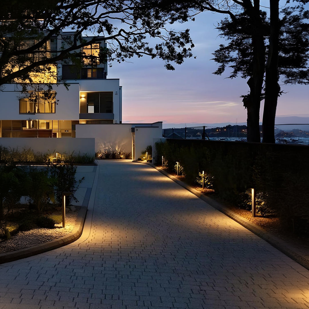 Outdoor Landscape Lighting LED 12V Low Voltage ALPCC07 6-Pack 5W 5CCT LED Landscape Pathway Light Package, 12V Low Voltage Modern Path Lights