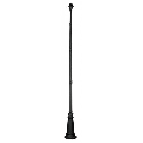 Outdoor Landscape Lighting LED 12V Low Voltage Outdoor Aluminum Post - Outdoor Lamp Post 114.5" x 10.25" Aluminum, Textured Black Finish - 7617-14