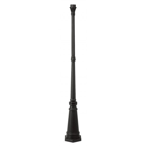 Outdoor Landscape Lighting LED 12V Low Voltage Outdoor Accessories - Outdoor Lamp Post 74" x 10.25" Aluminum, Textured Black Finish - 7709-14