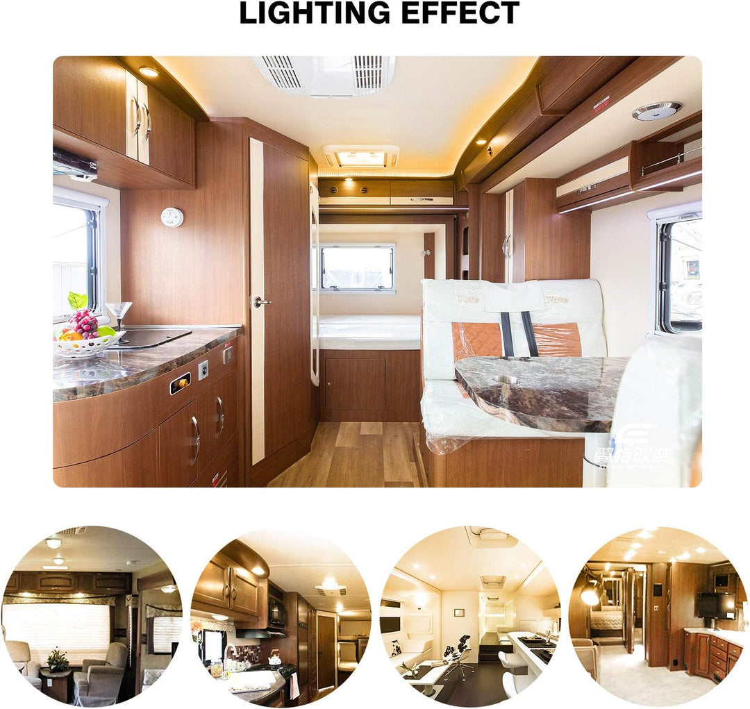 Outdoor Landscape Lighting LED 12V Low Voltage T10 921 922 912 20-Pack 3W Super Bright 700LM DC12V LED Bulbs Energy Saving Light Bulb