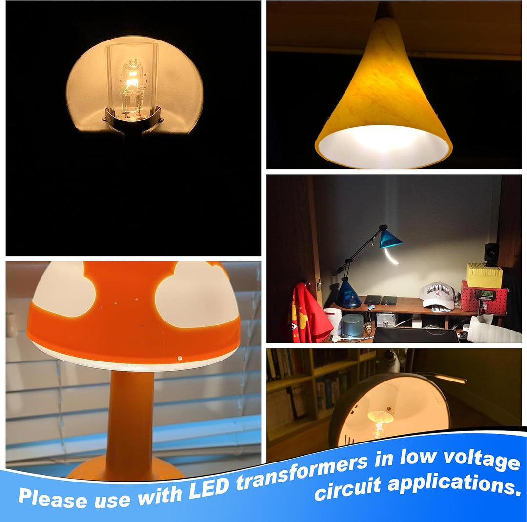 Outdoor Landscape Lighting LED 12V Low Voltage GY6.35 2700K 12V LED Bi-Pin JC Type Light Bulb Package | Landscape Lighting Accessory